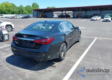 2019 Infiniti Q50 3.0T Red Sport 400 из США, поврежденный, VIN JN1FV7ARXKM830002